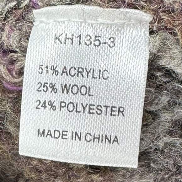 Kerisma Wool Blend Longline Nubby Cocoon Open Cardigan Sweater Size Small/Medium - Picture 9 of 9